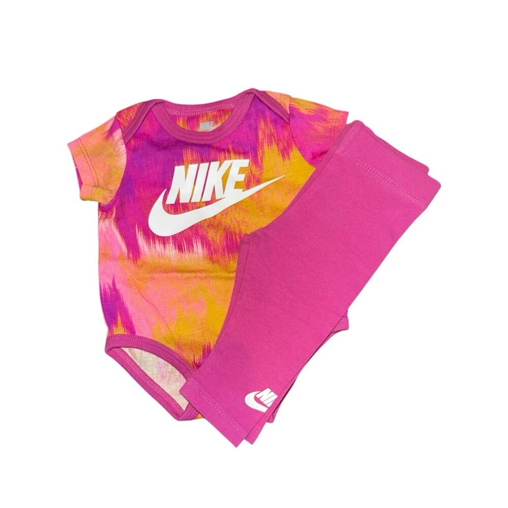 Nike Infant Baby Girl 2-Piece Pink Tie-dye 3m NWOT